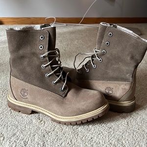 Taupe Timberlands WOMENS
